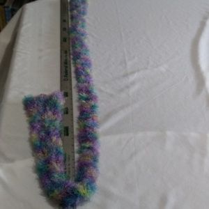 Handmade Scarf. Multi-colored.60"x6"